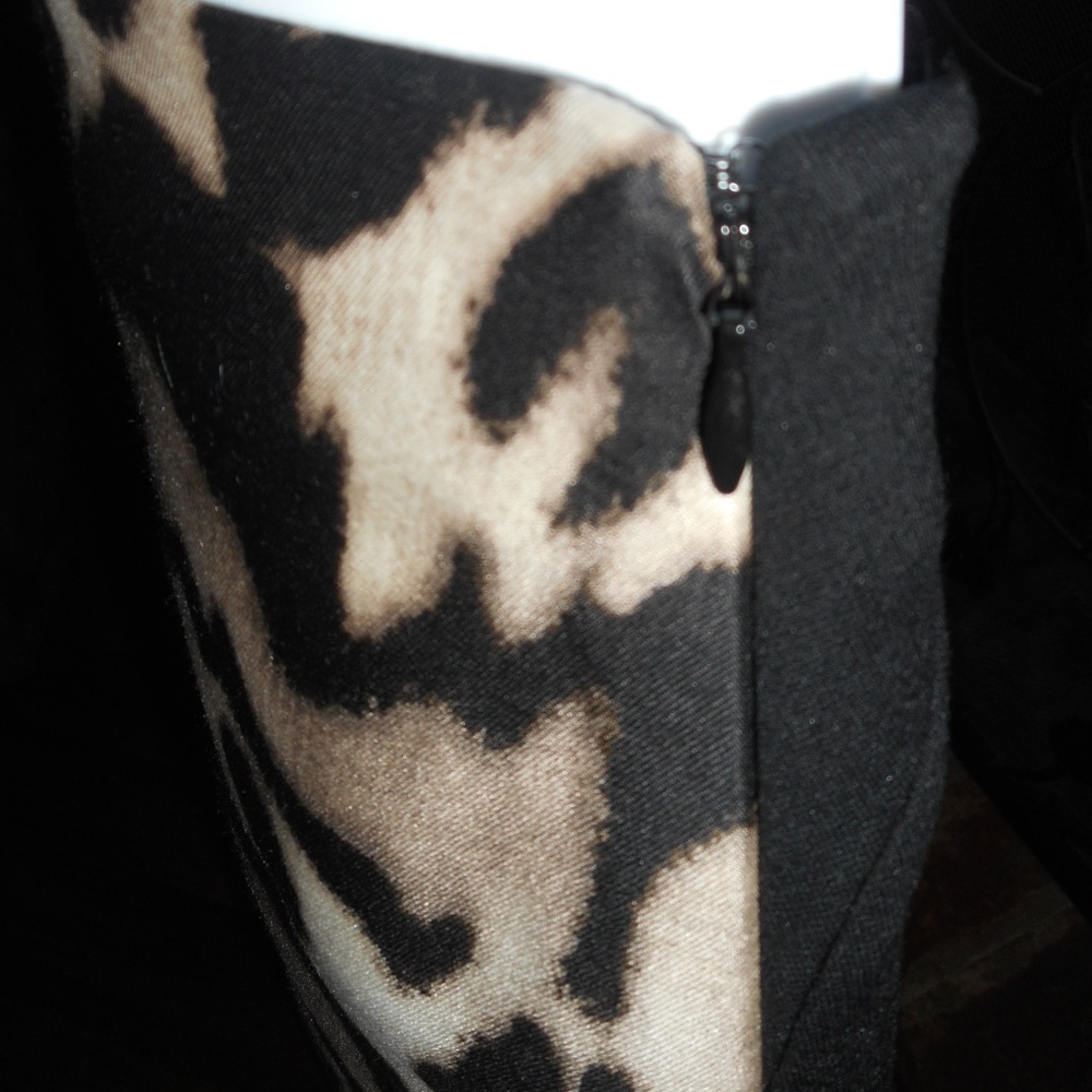 NWT DVF leopard print pencil skirt, size 6 - Picture 6 of 8